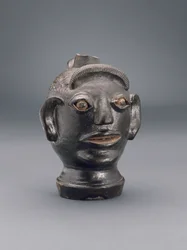 Jarra (en forma de cabeza humana), 1810-40